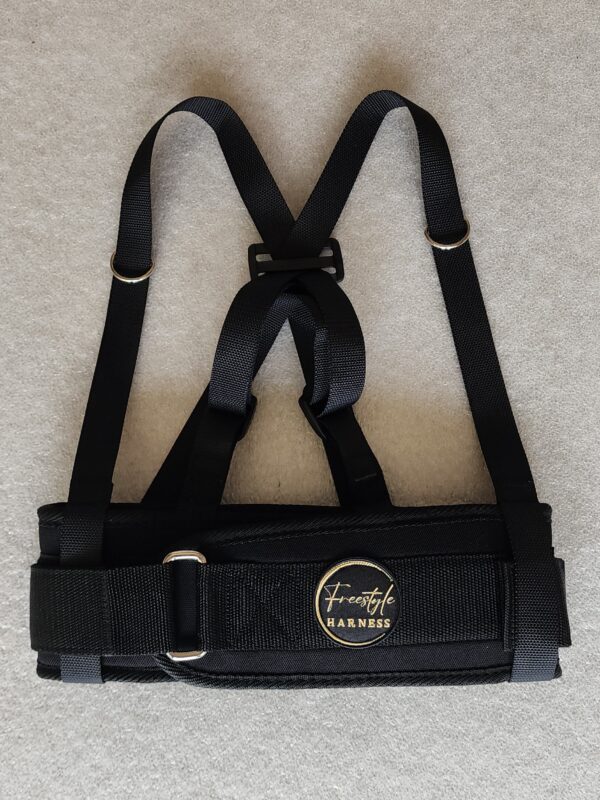 Figure And Roller Skating HandHeld Pole Freestyle Harness Belt